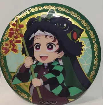 귀멸의 칼날 중국 한정 비유 시리즈 캔뱃지 탄지로