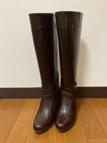 VIS 롱 부츠 다크 브라운 Juze