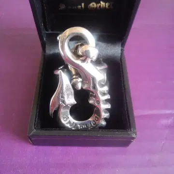 새상품급 BWL 실버 925 라지 피쉬 후크 반지 46g