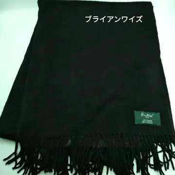 Brian Weisz 캐시미어 100% 블랙 머플러 스톨