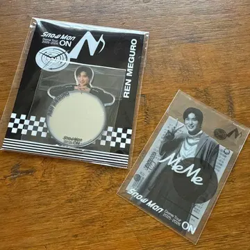 snowman on 메구로 렌 클리어 카드&거울 스티커