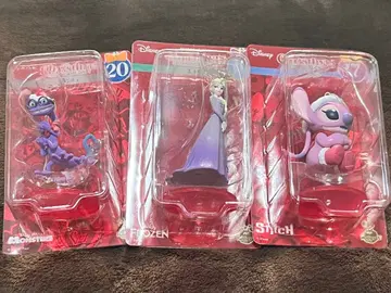 디즈니 피규어 3체 세트 happy 복권