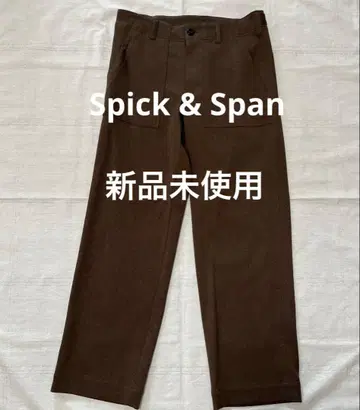 [ 새상품 ] Spick and Span 울 크루즈 베이커 팬츠 38