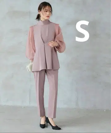 루일 에 부티크 핑크 셋업 S