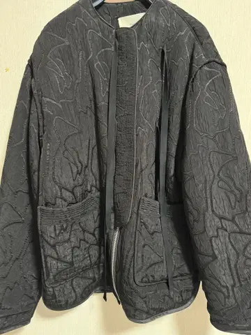 TODAYFUL 자카드 파이핑 블루종