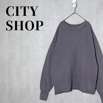CITYSHOP BIO WASH PULLOVER 맨투맨 오버 사이즈