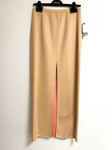 EMILIO PUCCI 베이지 슬릿 타이트 스커트 새상품