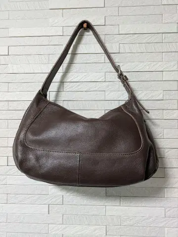 마가렛호웰 원 숄더백 가죽 브라운