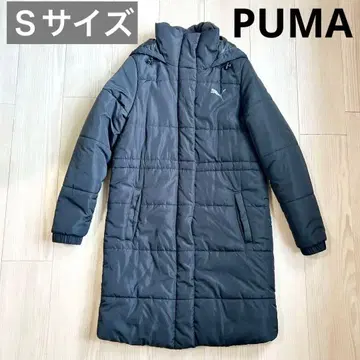 푸마 롱 다운 코트 벤치 코트 블랙