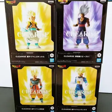 드래곤볼 Z&초 CLEARISE 4체 손오공 트랭크스 오천크스 손오반