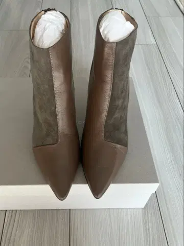 FABIO RUSCONI 브라운 힐 부츠 37