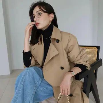 anuans 트렌치코트 베이지 2022aw