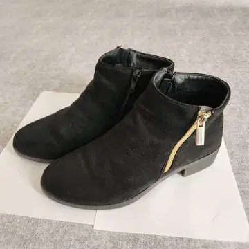 엘르 플래닛 스웨이드 숏부츠 블랙 M 집업