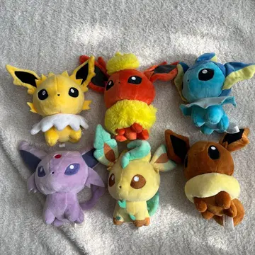 포켓몬 센터 포켓몬 인형 부스터 6체 세트 대형