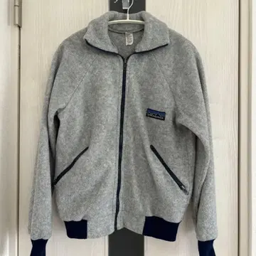 patagonia 80년대 초기 빅택 풀 집업 플리스 자켓 그레이