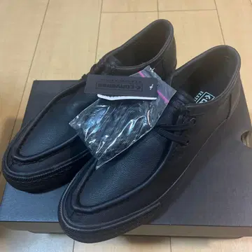 미사용 새상품 컨버스 CS 모카신 SK 가죽 로우컷 블랙