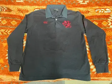 Canterbury 네이비 긴팔 피케 셔츠 M