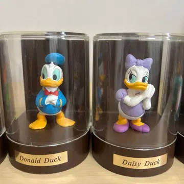 디즈니 피규어 6개 케이스 도날드 데이지 등 Disney