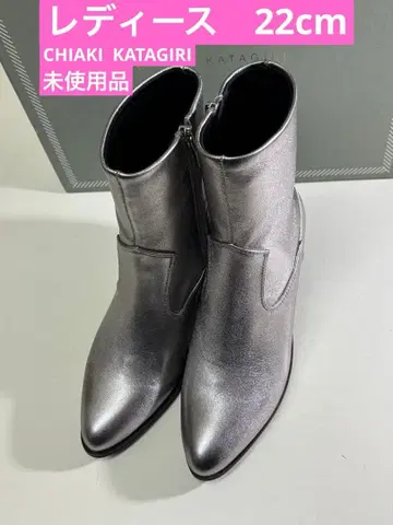 CHIAKI KATAGIRI 여성용 숏부츠 미사용품