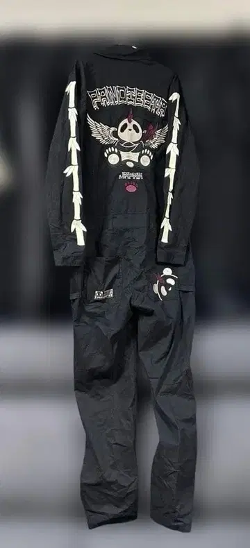 PANDIESTA 팬디에스타 블랙 오버롤