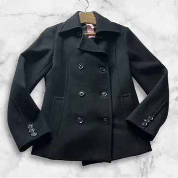 ofuon 오프온 일본제 M 블랙 피 코트 모 100% 아우터 더블