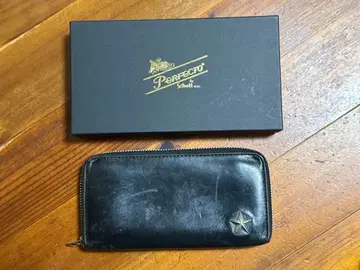 schott 롱 지갑 호스 가죽