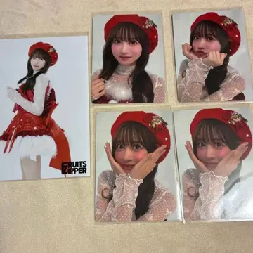 사쿠라이 유이 크리스마스 트레이딩 카드 브로마이드 세트