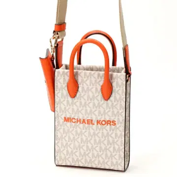 [ 새상품 ] MICHAEL KORS 미니 숄더백 베이지/오렌지