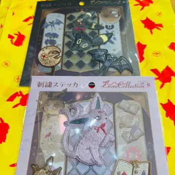 이브이 컬렉션 자수 스티커 에브이 블래키 포켓몬 센터