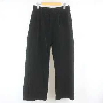 EDIFICE 턱 코듀로이 팬츠 일본제 44 블랙 남성용