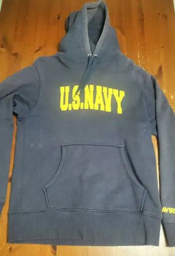 AVIREX U.S.NAVY 후드티 네이비