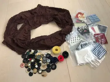 미사용에 가까운 핑크하우스 카네코 이사오 잉게보그 리본 버튼 조각천