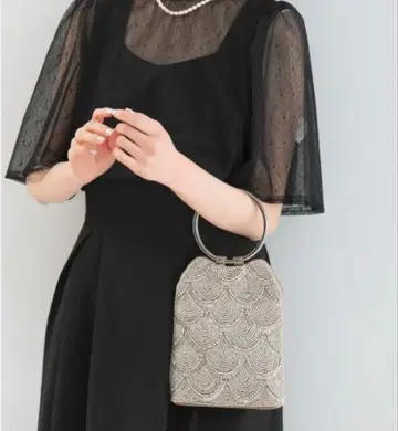 새상품 노크틸카 파티 백 자수 핸드백 2WAY