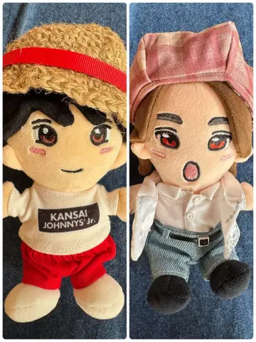 봉제인형 의류 모자 2점 세트