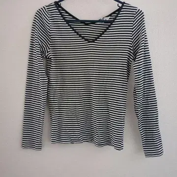 AURALEE IENA 보더 T셔츠