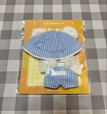 이츠누이 오키가에 시리즈 곰 귀 깅엄 코디 라이트 블루