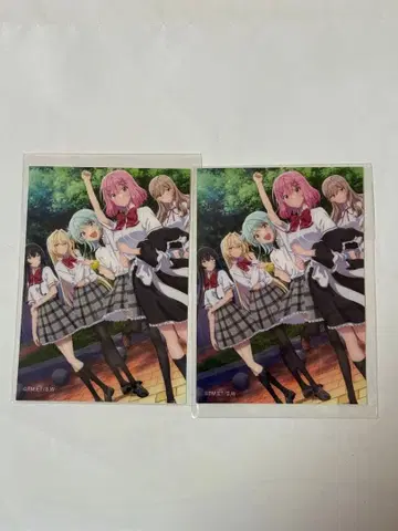 극장판 왓타레 넥스트 샤인 키 비주얼 스티커 드링크 특전 2매