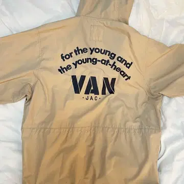 [레어] 90s VAN 후드 부착 자켓 베이지