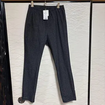 SOU-SOU 체크 무늬 팬츠 그레이 계열