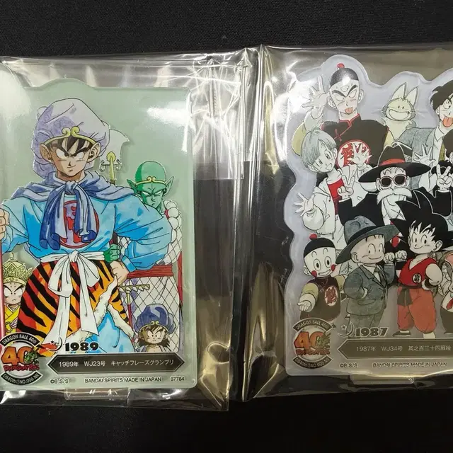 드래곤볼 40주년 아크릴 스탠드 1987/1989