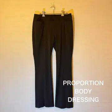 PROPORTION BODY DRESSING 블랙 컬러 슬랙스 4