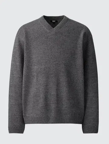 유니클로C 릴랙스 V넥 스웨터