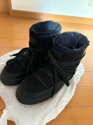 H&M 블랙 어그 부츠 37