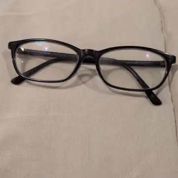 벤쿄도 블랙 프레임 안경 케이스 포함