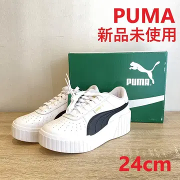 미사용 새상품 푸마 CALI 웨지 우먼 24cm 통굽 스니커즈