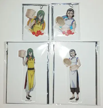 나루토 콜라보 카페 혼포 마키시마 유스케 토도 진파치 4종 세트