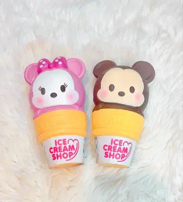 미키와 미니 아이스크림 콘 스퀴즈