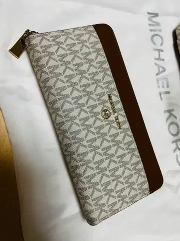 MICHAEL KORS 장지갑 베이지/브라운