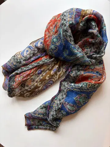 에트로 페이즐리 무늬 스톨