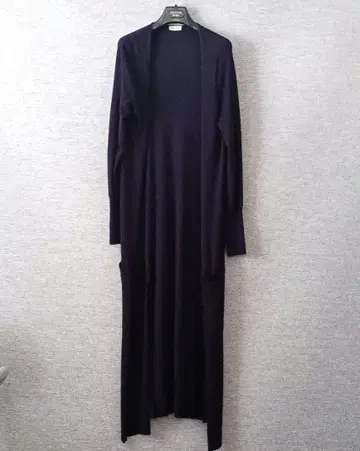 이탈리아제 LIUJO 극상 일품 맥시 길이 롱 가디건